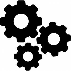 settings gears